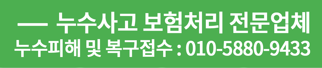 누수피해보험처리전문 031-723-9433 성남분당설비누수탐지센터 sbs114.co.kr